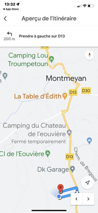 Le Refuge Apartment Montmeyan Екстериор снимка